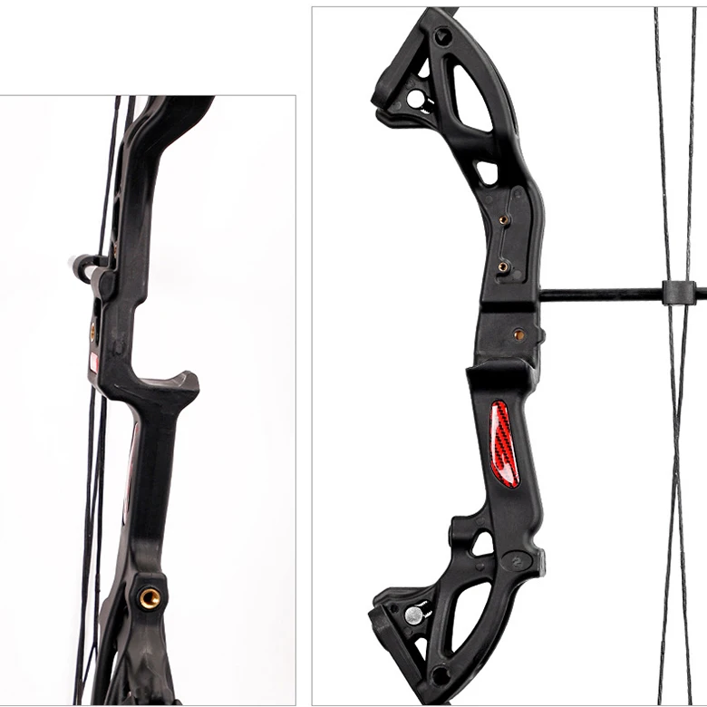 Left Handed Pulley Archery Cross Compound Bows And Arrow Wood Archery Equipment Set For Hunting Children