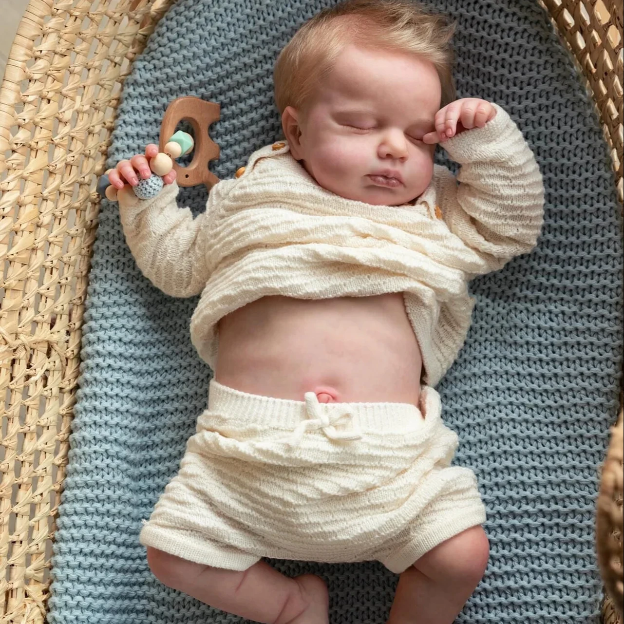 19 Inch Realistic Reborn Baby Doll Silicone Best Christmas Gift For Kids