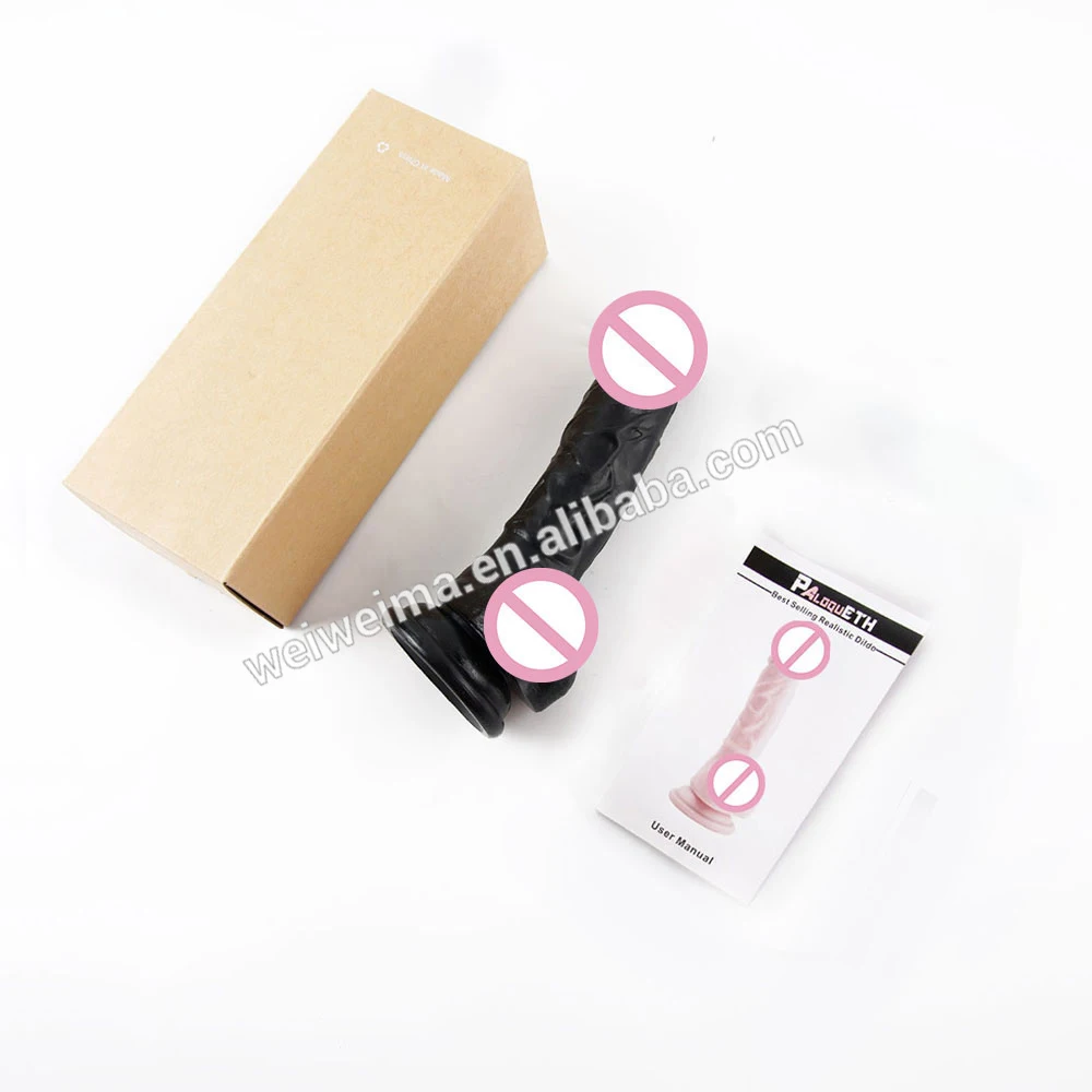 
PALOQUETH hot selling medical big black cock silicone sex toy dildo for men masturbation 