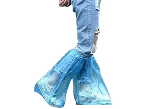 Disposable non skid PP Non-woven microporous SF anti slip ties hospital medical work shop lab cleanroom surgical boot Covers