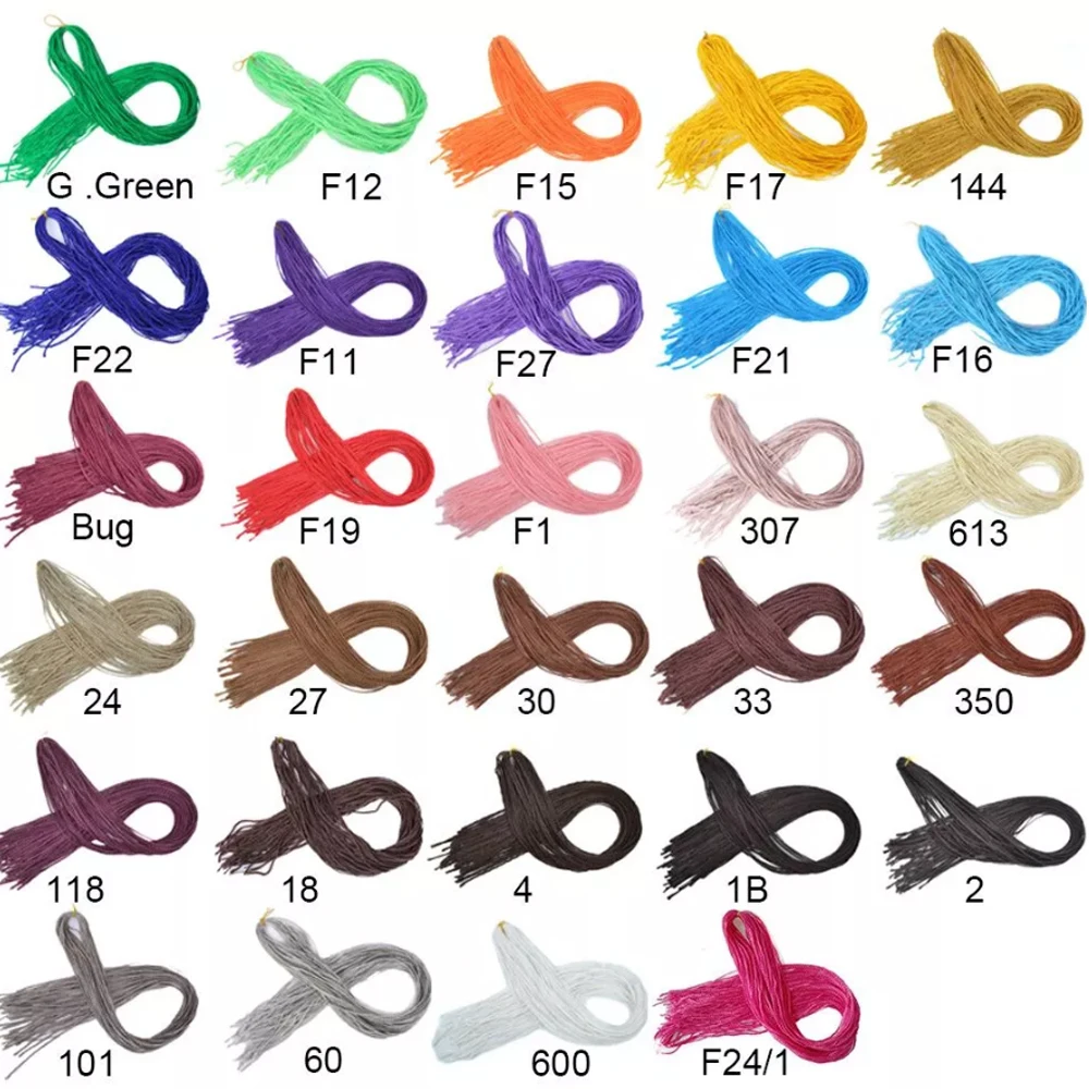 Cheap Price 50g 100g Crochet Box Braids Synthetic Hair Extensions Expression Braiding Hair Pre stretch Bulk Micro Zizi Braids