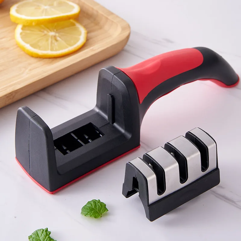 IFAN 2025 Hot Sale Sharpener Multifunctional Knife Whetstone Knife Sharpener With Anti-Slip Rubber Handle