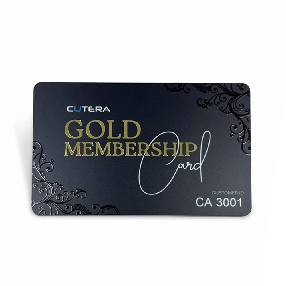 Custom Design Luxury Laser Printed Card VIP Membership card Plastic PVC Business Gift Cards
