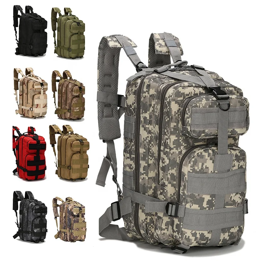 Walking Zipper Emt Responder Admin Black Molle System Rucksack Bags Tactical Backpack No Shipping Fee 25L-30L