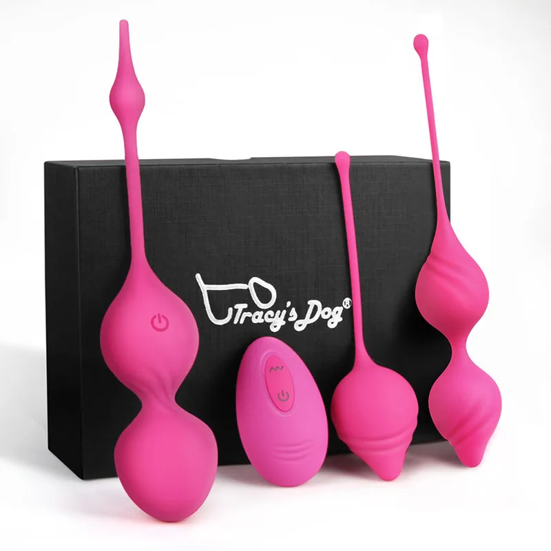 Tracys Dog Trainer Kegel Balls Exerciser to Strengthen and Vagina Ball Floor Muscles 3 Silicone Jiggle Ben Wa Balls
