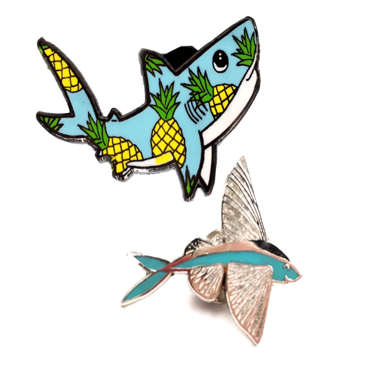 Custom cheap high quality enamel metal lapel pins and soft enamel pin badge