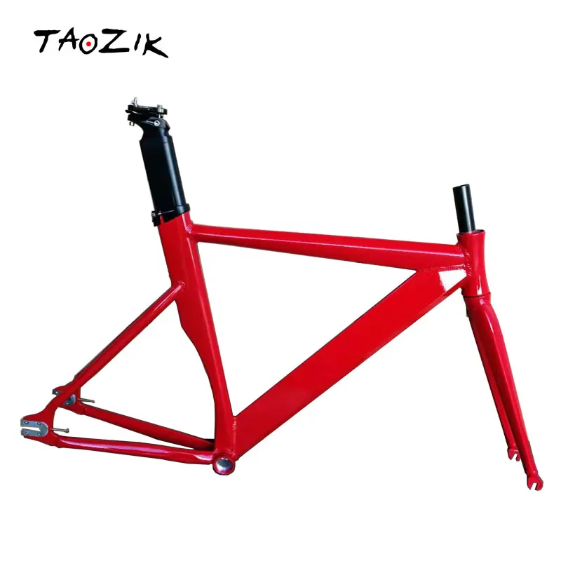 TAOZIK OEM 48 52 56 Aluminum alloy Low wind resistance fixed gear Wind Break  with carbon fork marco de bicicleta