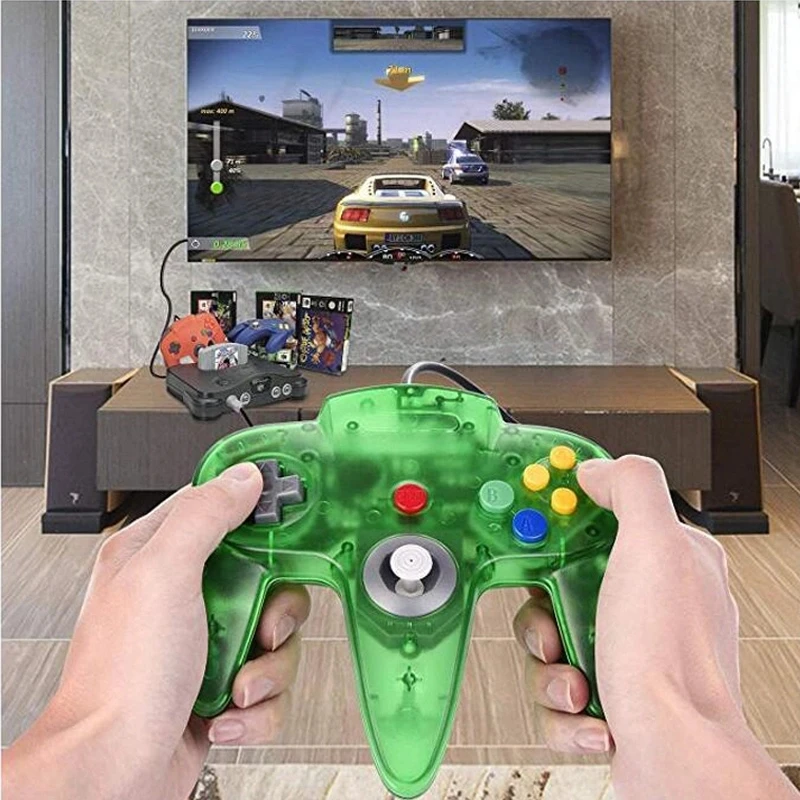  Геймпад для Nintendo N64 прозрачный проводной контроллер игровой джойстик геймпад Mac