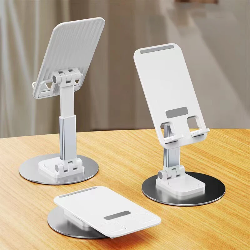 Foldable Height Adjustable Cradle Rotating Portable Mount Bracket Cell Phone Stand Holder For iPad Tablet All Smartphone iPhone