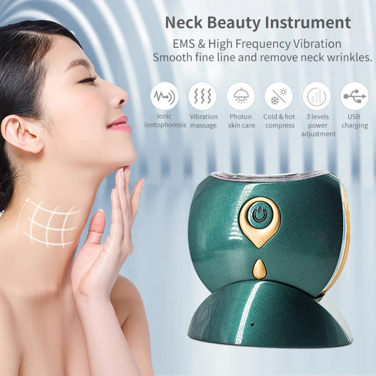 OEM ODM Factory Home Use Electronic Mini EMS Face Massage Lighten Neck Wrinkle Device