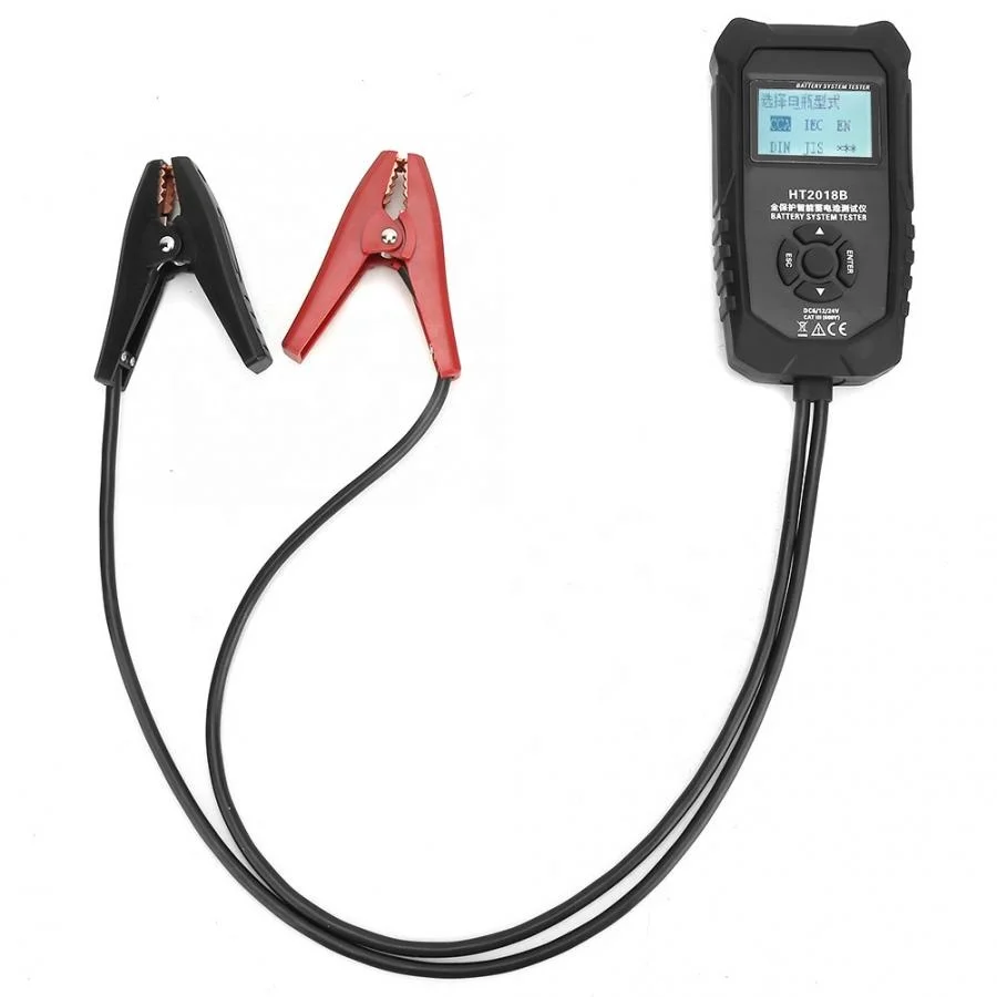 HT2018B Car Digital Battery Tester Analyzer 6V/12V/24V With LCD Display Battery Tester Automotive