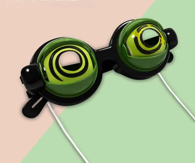 Spoof toys Cartoon Funny gag Toy Halloween Decoration Creative Glasses Crazy Glasses