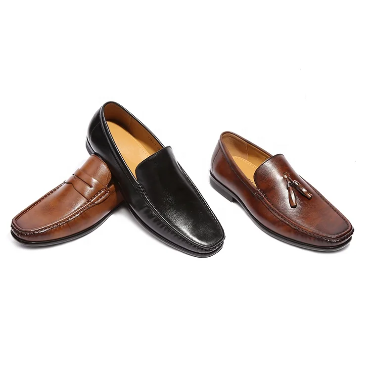 China manufacturer high quality best price pu leather Tassel Loafers shoes with tassels