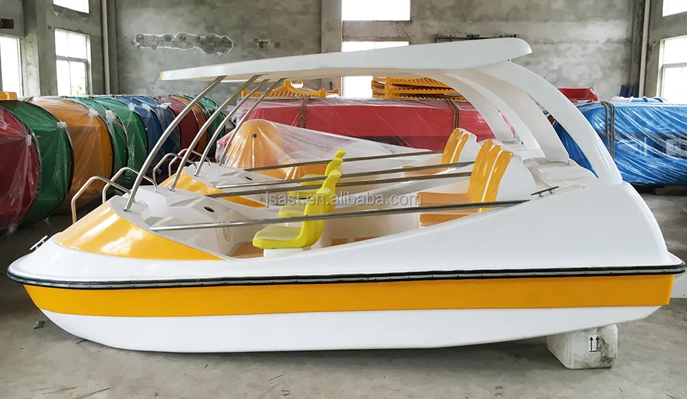 The latest 4.1m electric boat self-draining inflatable swimming pool Imported engine stainless steel speed boat