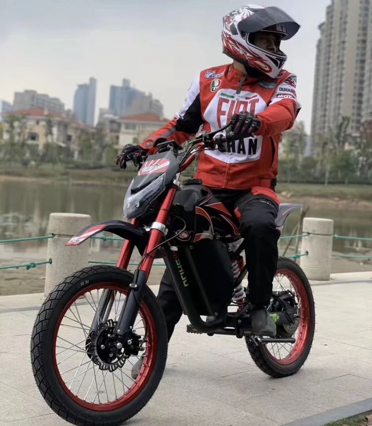 New Electric Dirt Bike 3000w Max Output 5000 Watt 72V 30Ah 40Ah Electric Dirt Bike Motorcycle Adult Electric Dirt Bike
