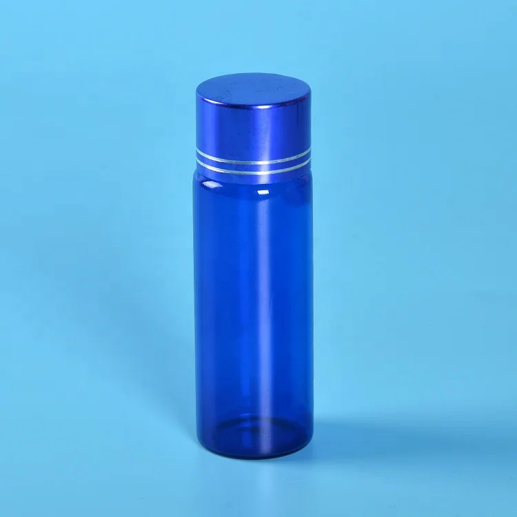 Manufacturer supply best selling blue screw cap glass bottle laboratory screw top bottle cap