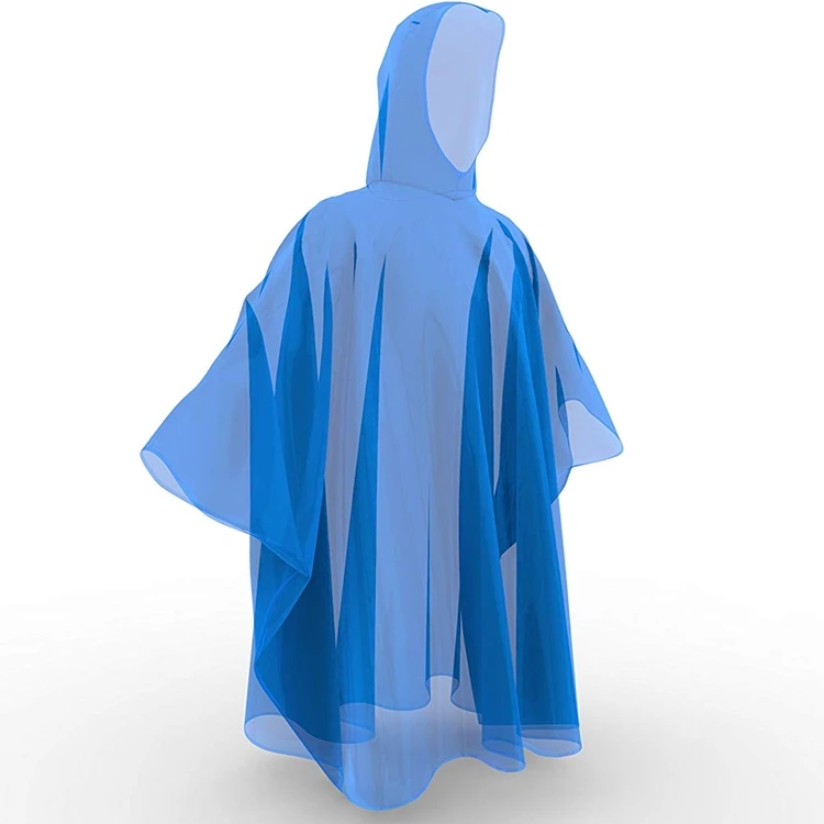 0.035mm thickness rain poncho easy take premium quality waterproof emergency using