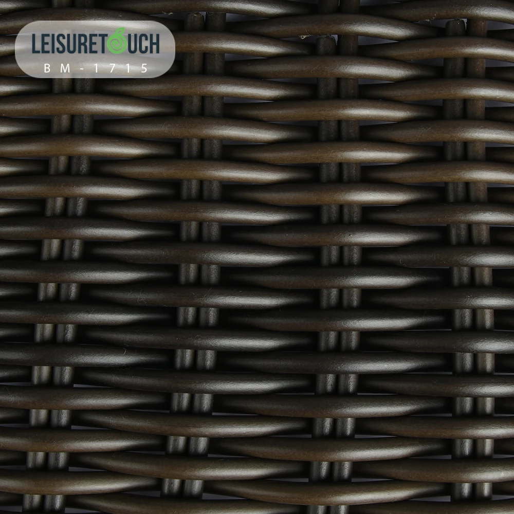 Round Roll Eco-friendly Plastic Outdoor Furniture Weaving Rattan Strips Garden Rattan Material