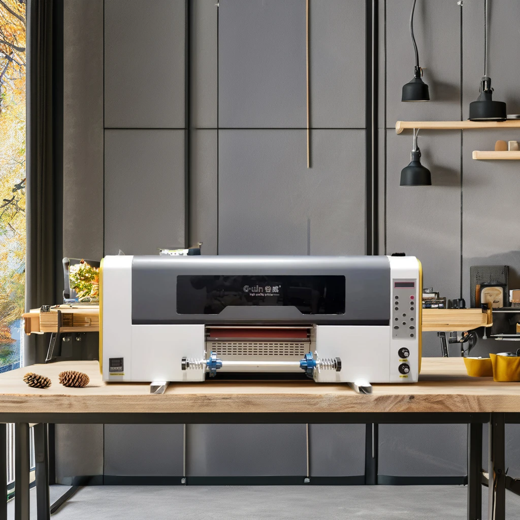 High Quality A3 Uv Dtf Printer With Double Xp600 Head Label Uv Dtf Machines Crystal Stickers Label Desktop Uv Printer