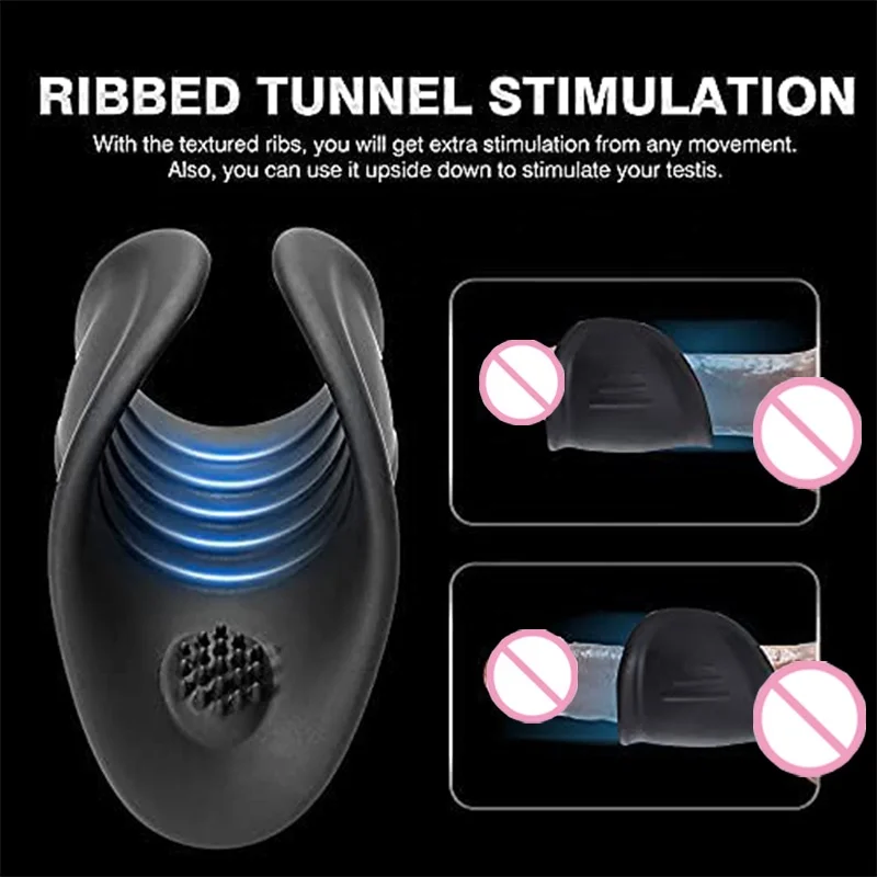 Full Silicone Male Masturbator 10 Vibration Modes Handheld Electric Sex Toy Penis Massager Penis Vibrator For Men