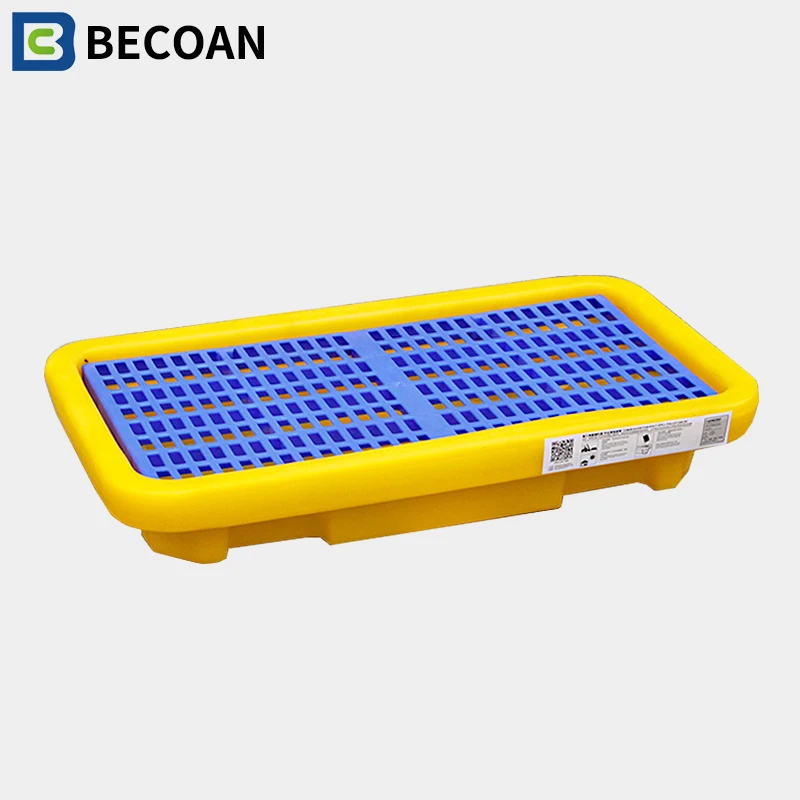HDPE Spill Pallet recycled Poly Drum Spill Pallet product for chemical