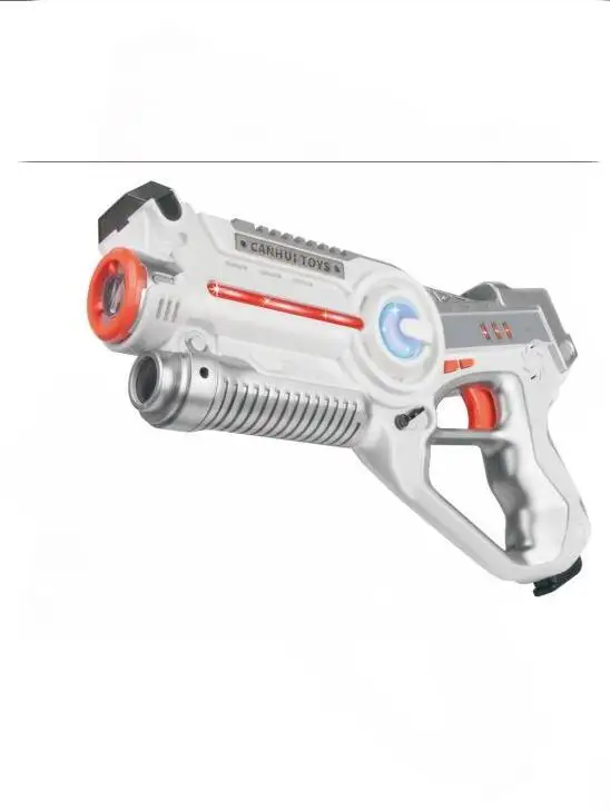 amazon hot selling shooting game electric gun toy set vests tag infrared laser gun for 4 players