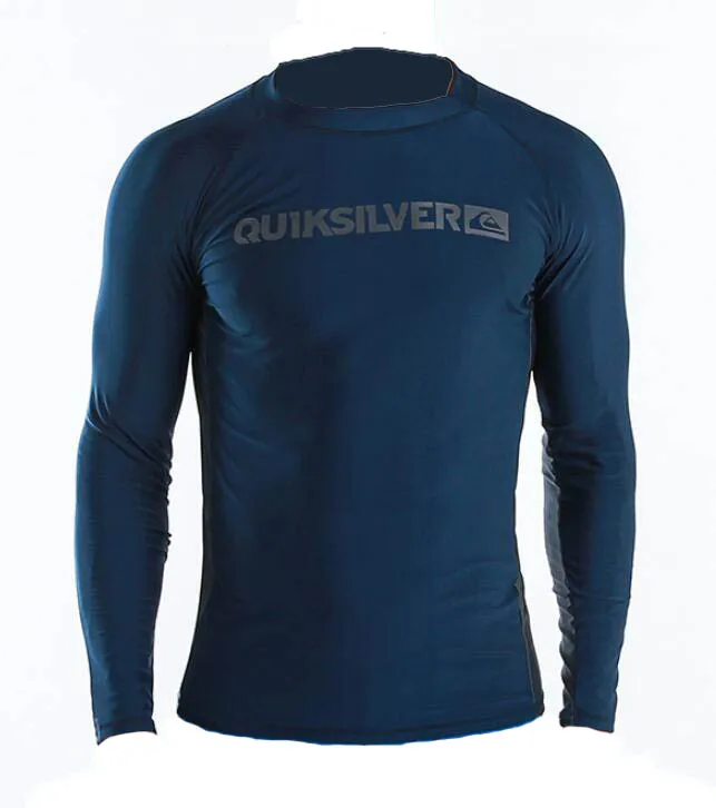 Мужская футболка для серфинга Топ плавания купальник рыбалки пляжные солнцезащитные рубашки SPF 50 + защита