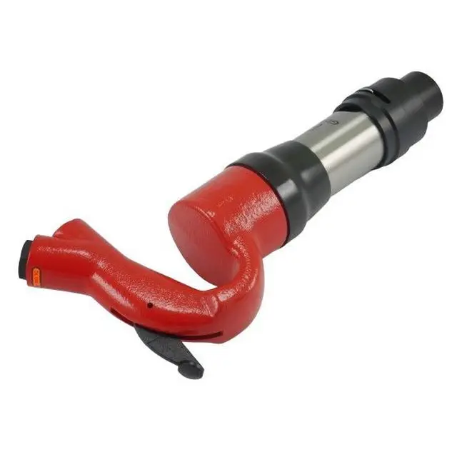 17.5 mm Chisel Round Shank Air Pneumatic Chipping Hammer 2500Bpm With 25.4 mm Piston Stroke