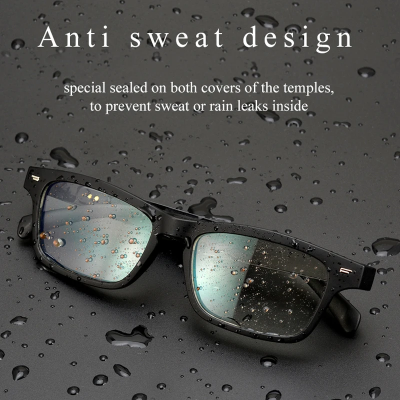 Luxury Wireless Audio Open Ear Headphones Music Calling Polarized Smart Glasses Blue tooth Sun Glasses For Men & Women