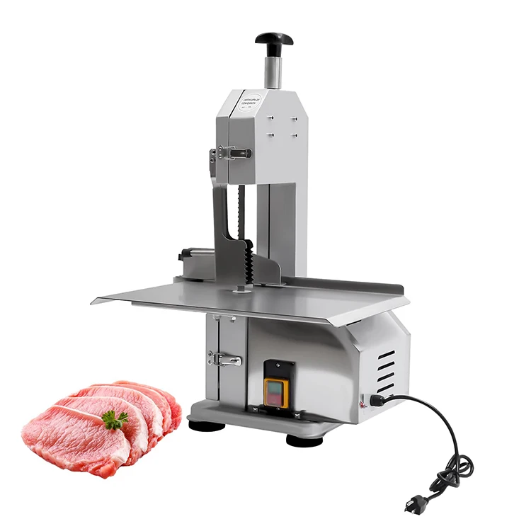 Electric Meat and Bone Saw, Frozen Chicken and Fish Cutter, Commercial Use,  220V
