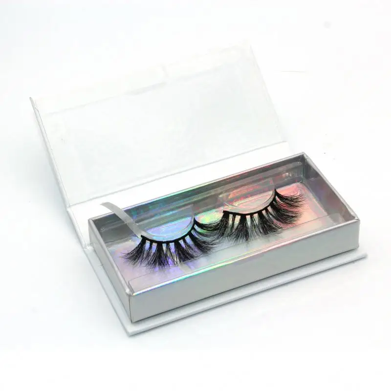 Magneric eyelash and eyeliner 16Mm Fluffy Siberian Vendor 100 Pair Mink Eyelashes