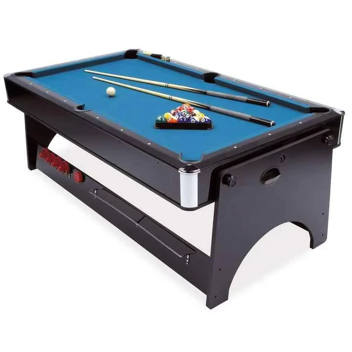 Cheap Wholesale indoor cheap pool tables modern folding pool table 7ft 8ft 9ft 4 in 1 billiard table for sale
