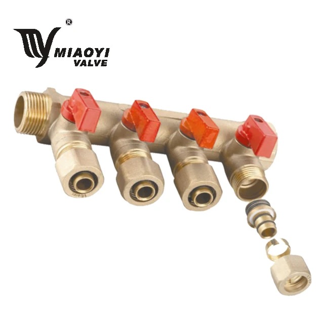 Латунные трубы и фитинги для пола