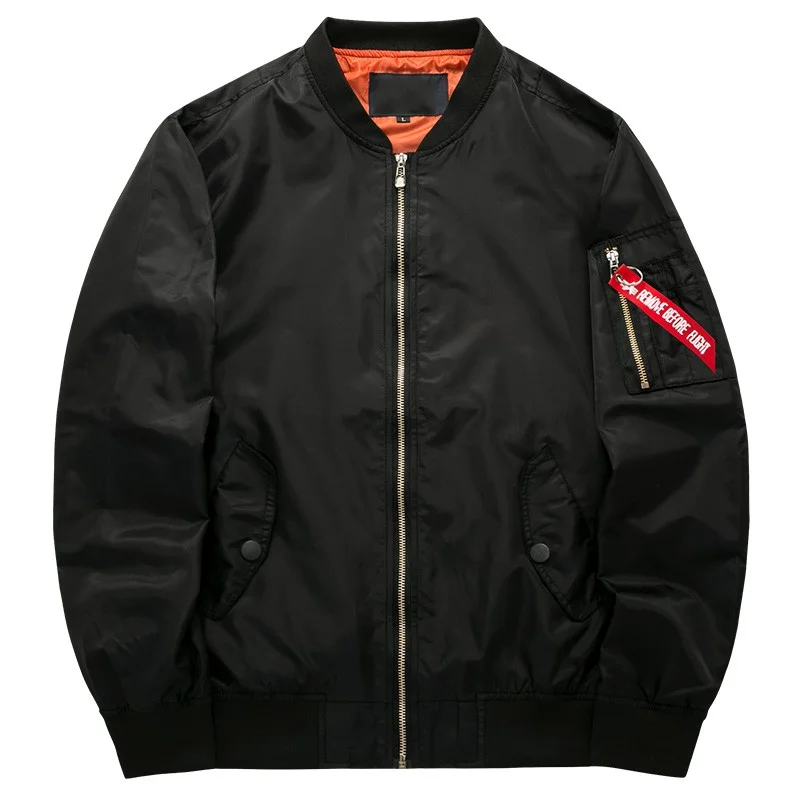 
Wholesale custom your logo classic men women nylon custom flight bomber jacket 