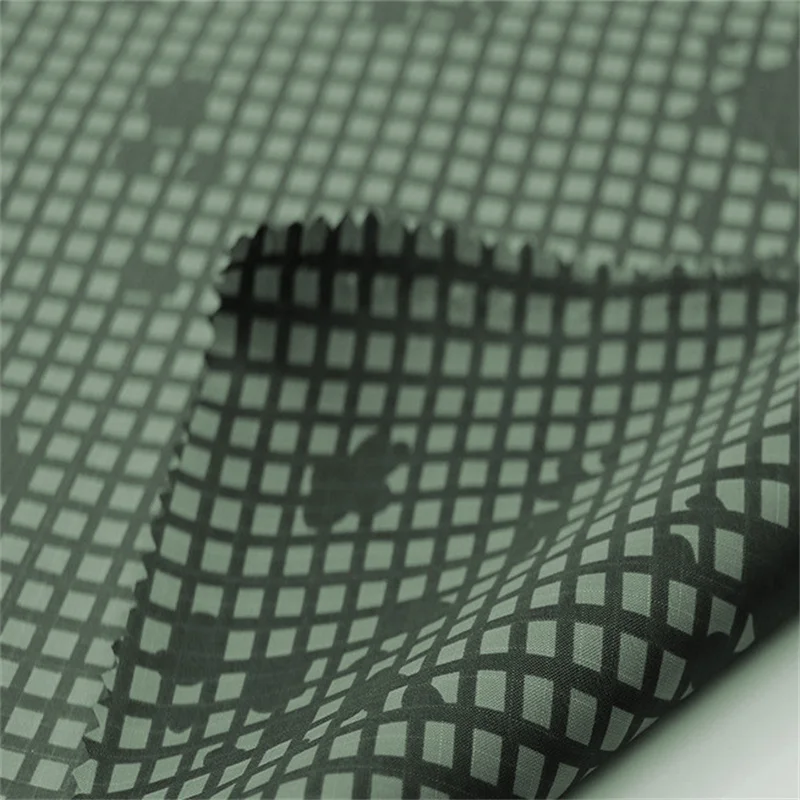 Камуфляжное покрытие из ПВХ 15D 0 05 см Ripstop нейлоновая ткань с принтом полиэтиленовой ткани 210 т тафты