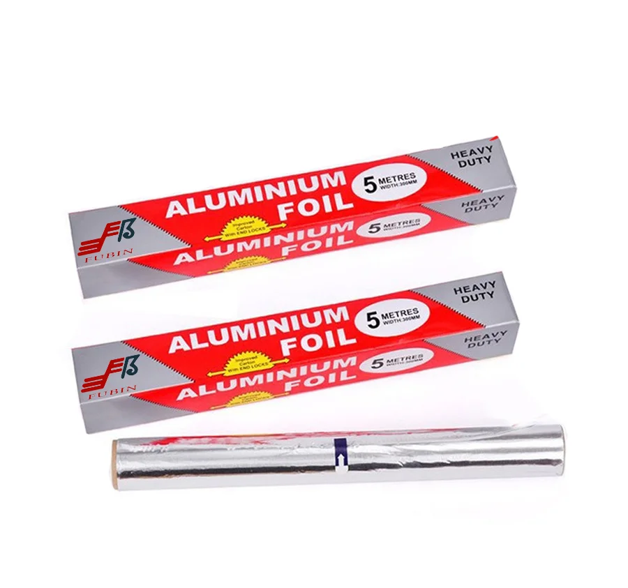 Papel бразильской компании Логотип 45CMX30M 150 300 пищевой фольги Rouleau алюминиевый рулонов бумага рулон алюминиевой