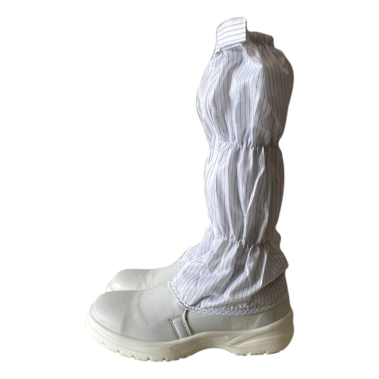 ALLESD Steel Toe White Stripe Design Different Size ESD Antistatic High-Top Shoes