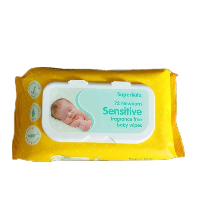Гипоаллергенные и без запаха 72 шт детские влажные салфетки биоразлагаемые органические хлопковые влажные салфетки