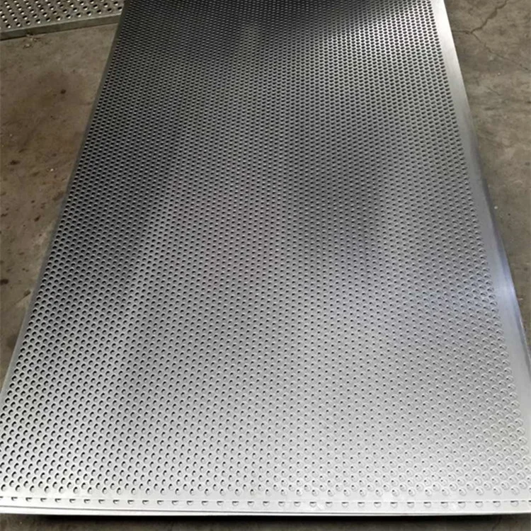 1mm Hole Galvanized Round Hexagonal Aluminum Perforated Metal Mesh Speaker Grille Sheet