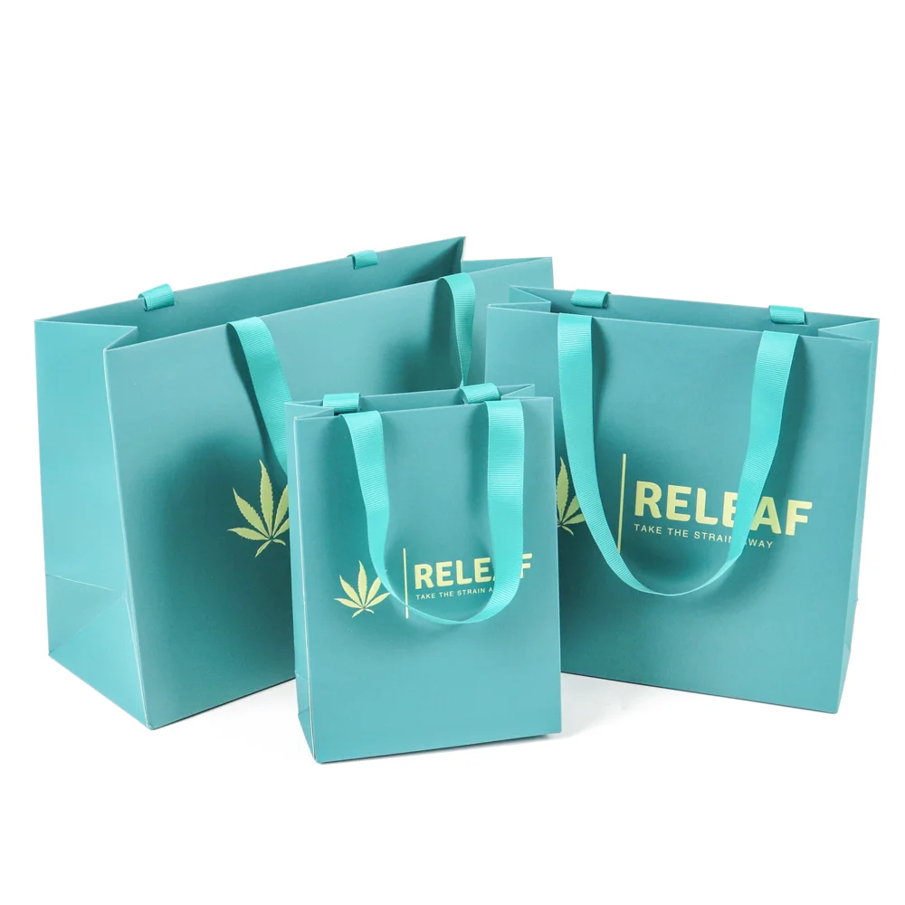luxury shopping clothing paper bag a5 size accept customized printing packaging cardboard jewellery paper bags with logo