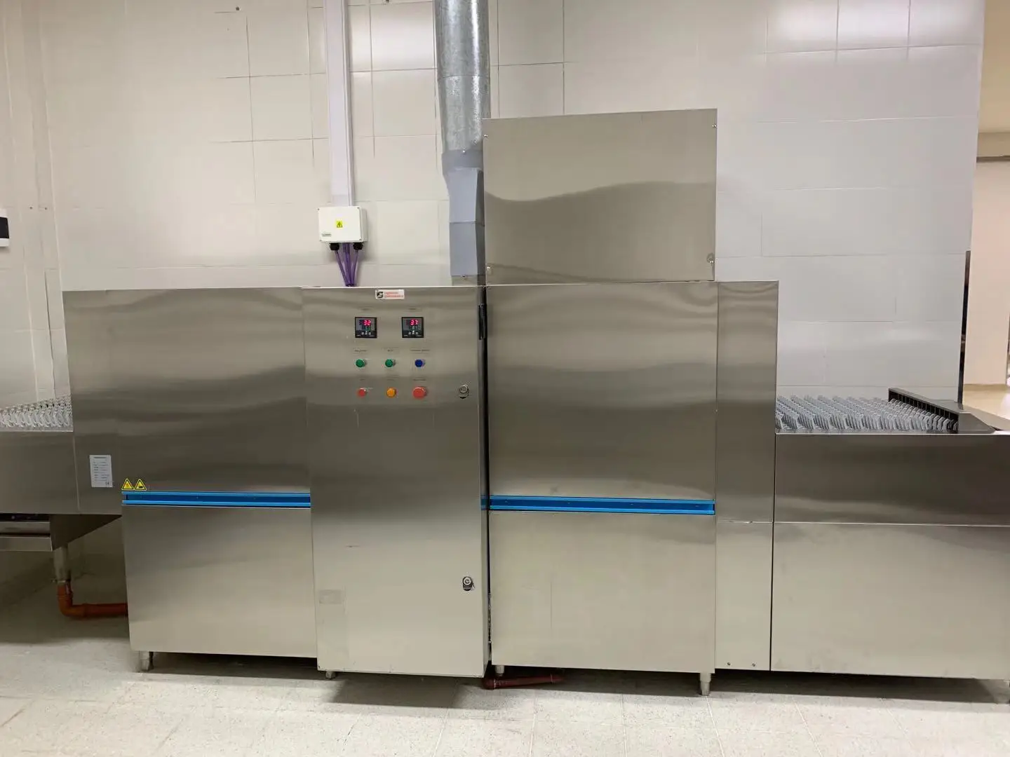 Commercial Grade Sles For Dishwashing Automatic Conveyor Commercial Dishwashers