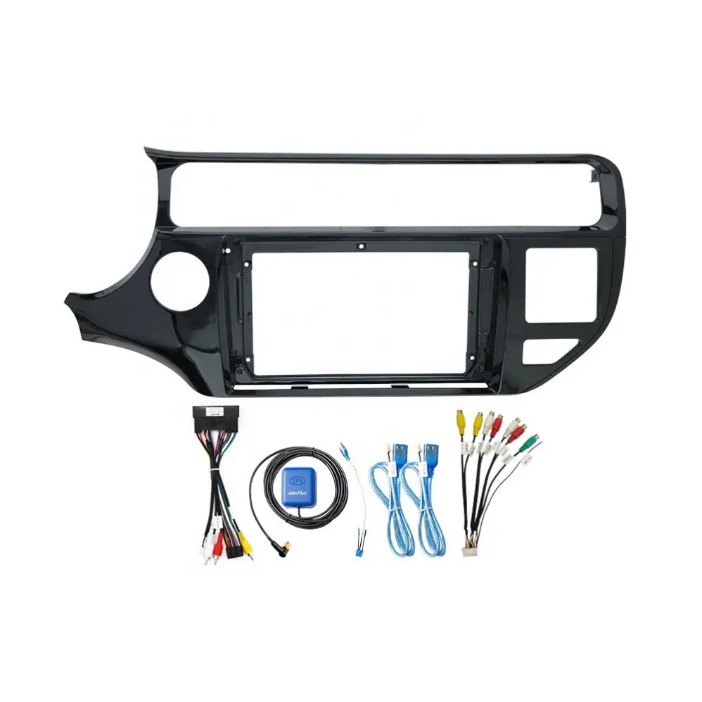 Car DVD 9inch Frame Kits for KIA Rio 2015 LHD with Cable Wiring Harness other auto parts Accessories(af06f229)