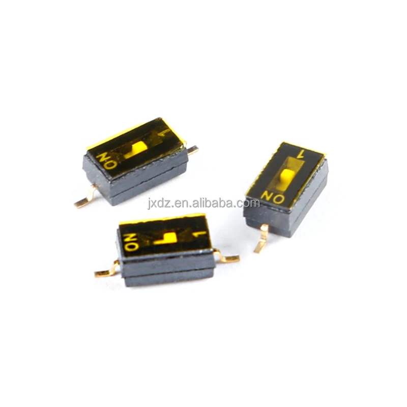 DSHP01TSGET 1,27 мм Шаг 1-bit SMD DIP-переключатель/рычажный переключатель код