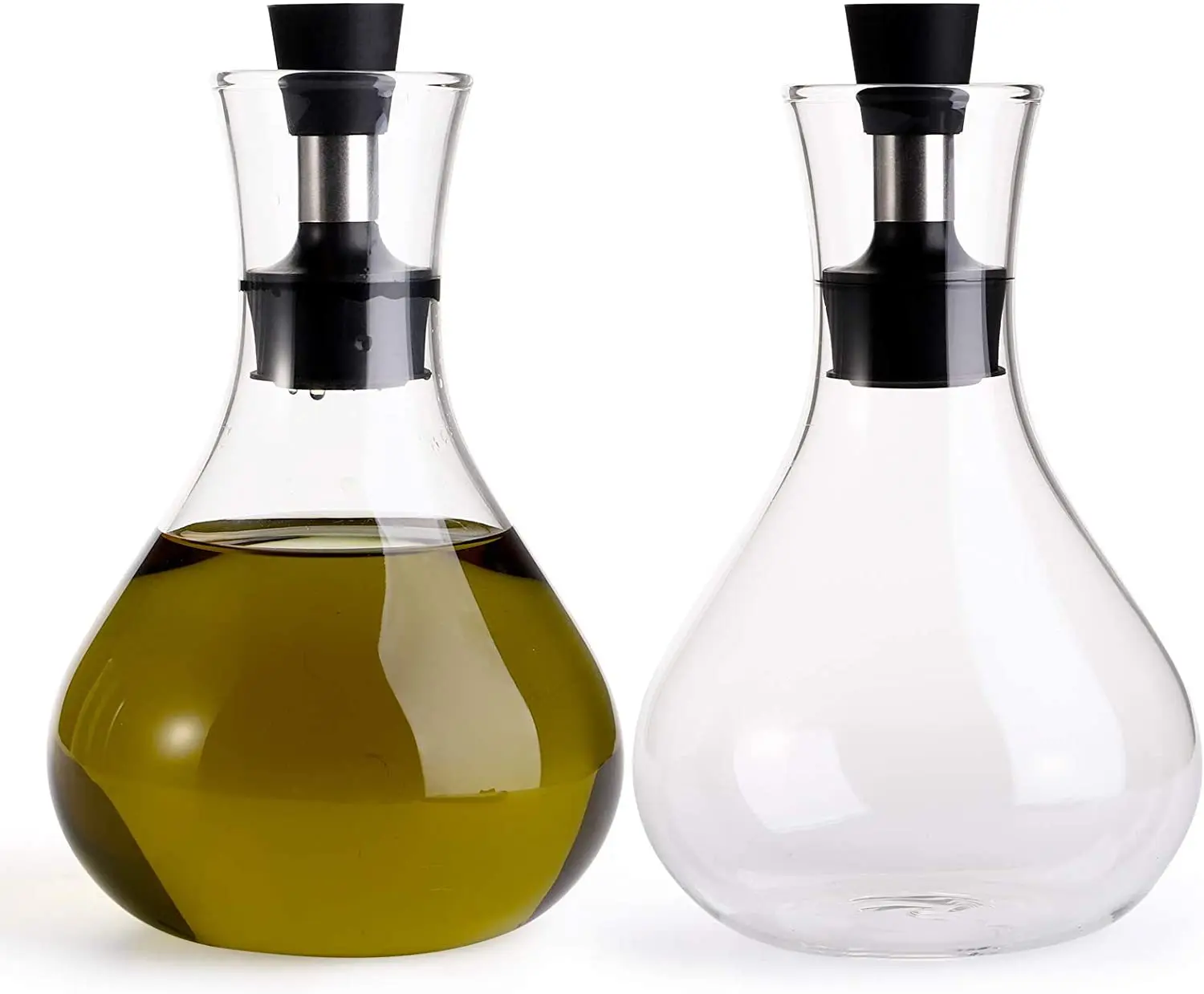 Hot sale Amazon Excellent Material kitchen bulk oil dispenser bottle glass oil bottle for cooking