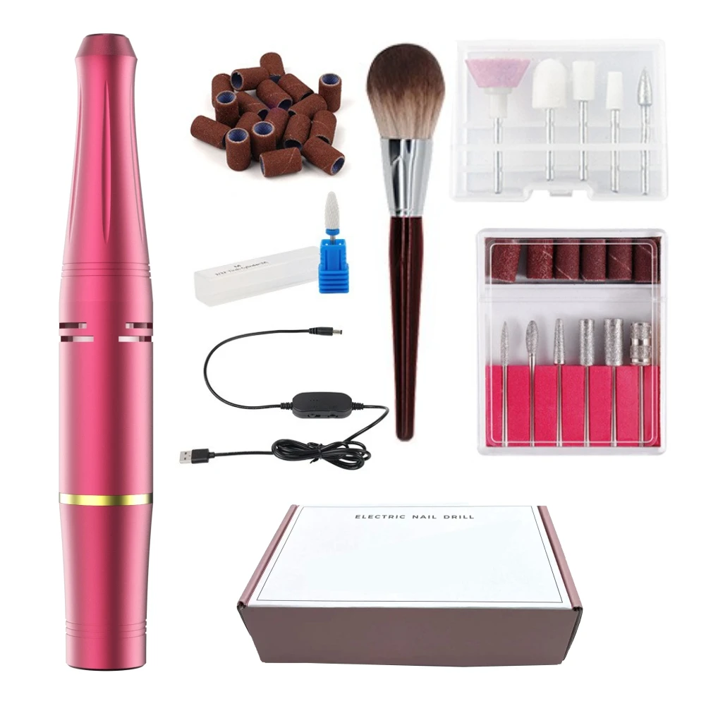 AIFREE ND05 отличное качество электрическая дрель для ногтей портативный керамическое сверло