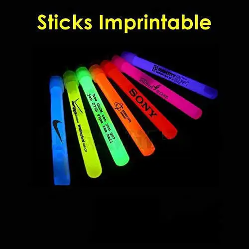Coolerstuff concert wedding 1000 6in big freezing brightest glowsticks party luminous neon light glow sticks in pool