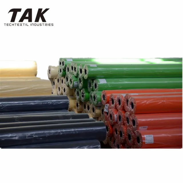TAK, высокое качество, партия со склада, ткань с покрытием из ПВХ, брезент с покрытием из ПВХ в рулонах