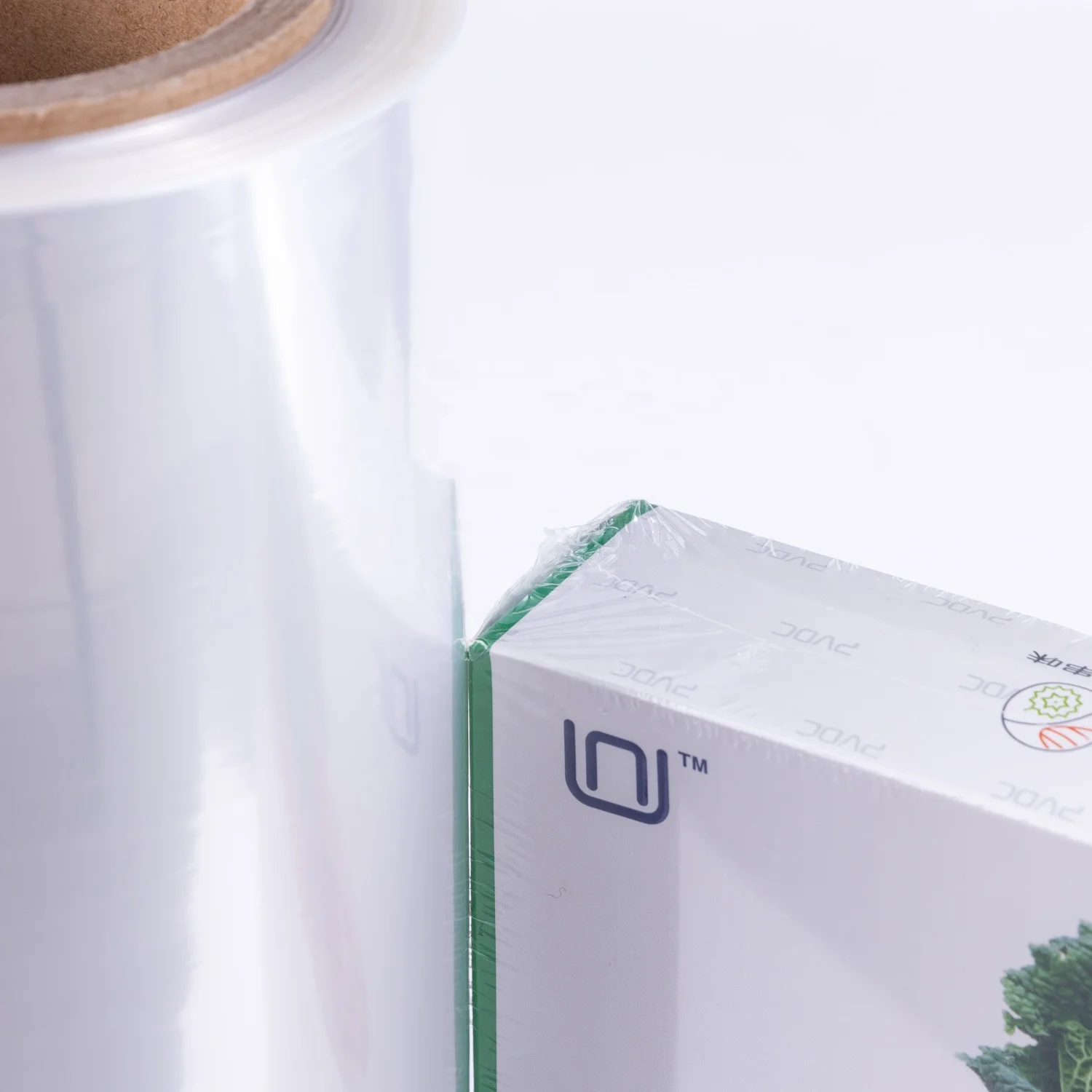 Cross Linked POF Polyolefin Heated Shrink Wrap Packaging Film Roll For Packaging