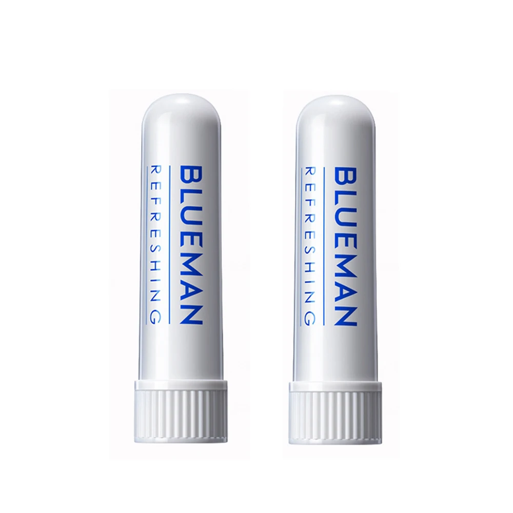 BLUEMAN Nose Inhaler Lemon Herbal Menthol Nasal Inhaler Sticks
