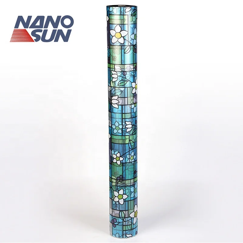 Privacy Protective PVC Glass Decorative Film For Home Office Bathroom Bedroom